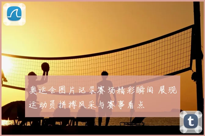 奥运会图片记录赛场精彩瞬间 展现运动员拼搏风采与赛事看点